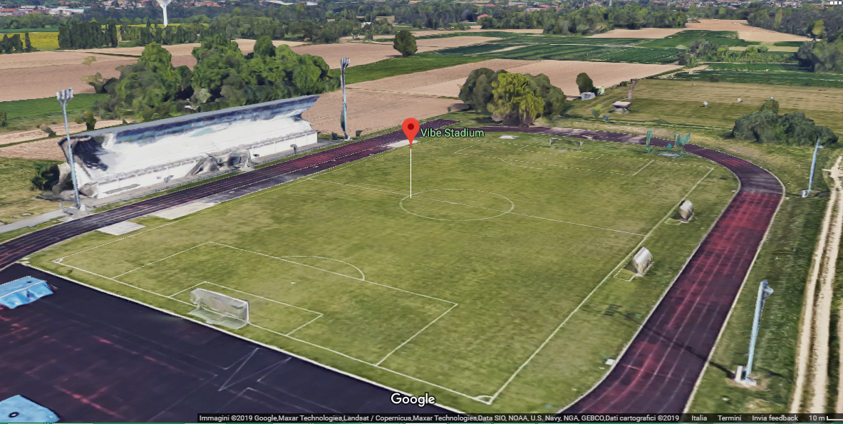 Campo in erba a 11 del Centro Sportivo CTL3 di Bernareggio